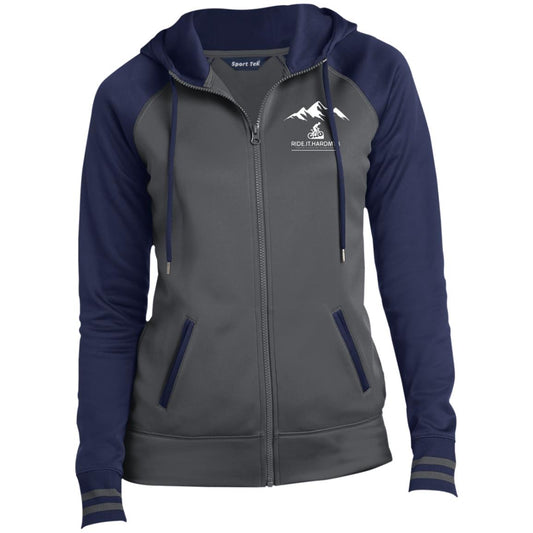 Ride It Hard MTB Ladies' Sport-Wick® Full-Zip Hooded Jacket