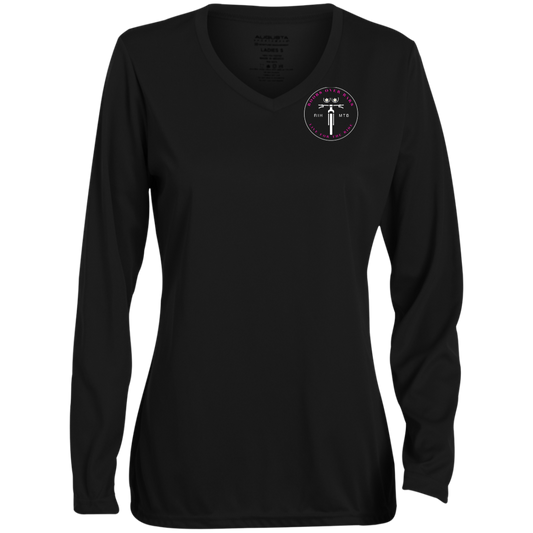 Ride It Hard MTB Ladie's "Boobs Over Bars" Moisture-Wicking Long Sleeve Jersey